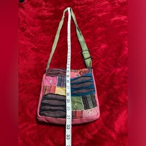 Boho crossbody Gypsy Rose bag purse. Convenient and cute! Colorful and fun!